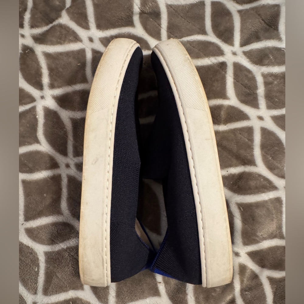 Rothy's Navy Blue Slip-On Sneakers - Picture 6 of 9